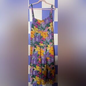 Eloquii Maxi Tiered Floral Cover Up Dress - Size 26/28